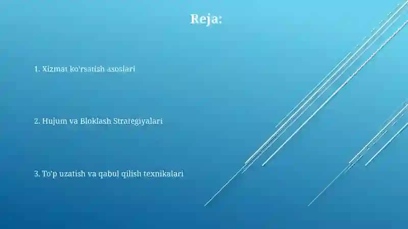 Voleybol oʻyin texnikasi asoslari 2
