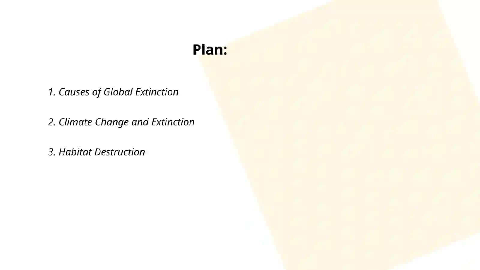 Global extinction 2