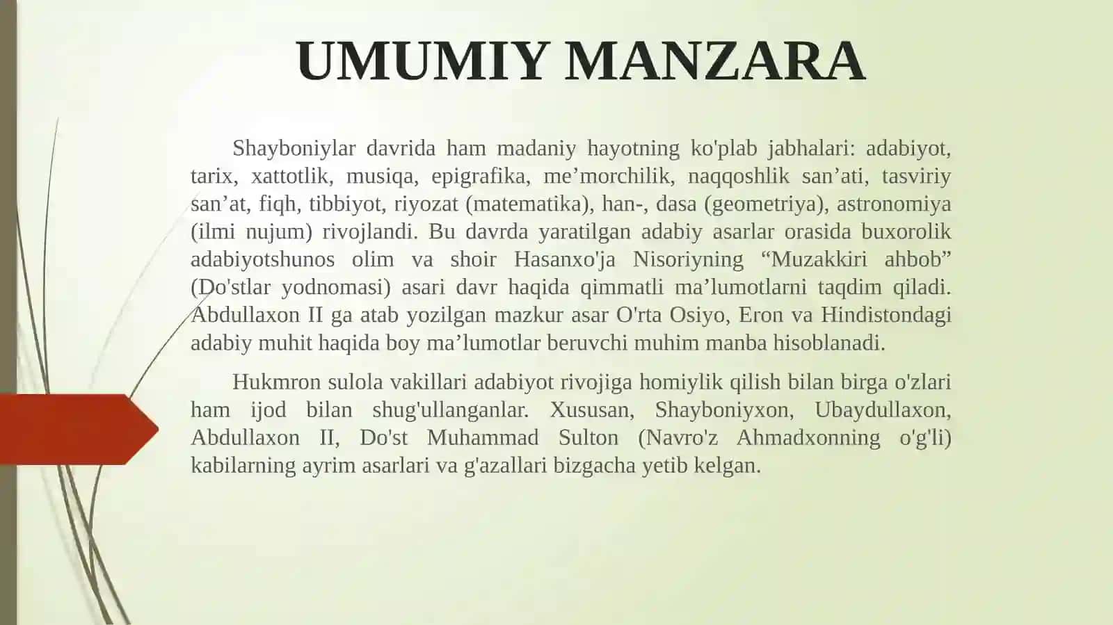 9-sinf O’zbekiston tarixi 2