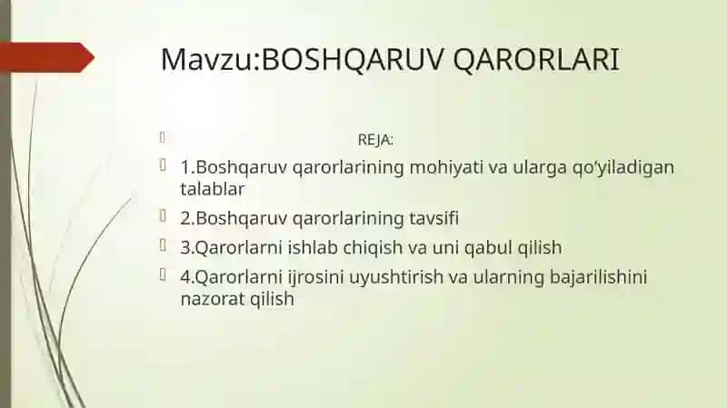 BOSHQARUVQARORLARI 2