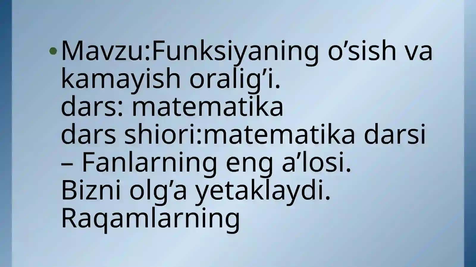 11-sinf algebradarsishlanma 2