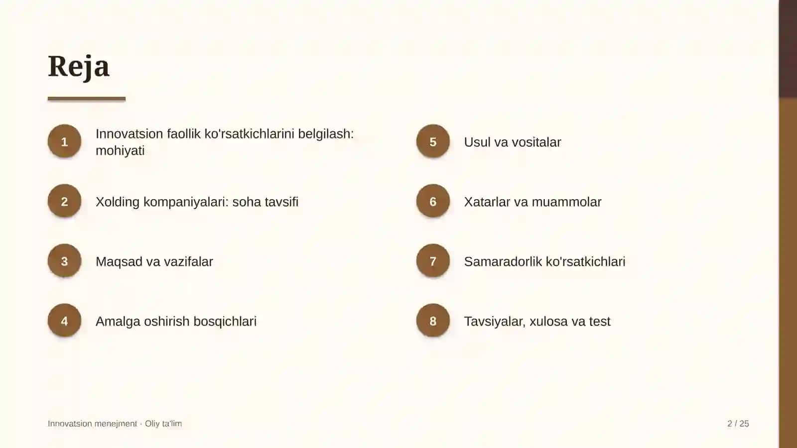 xolding kompaniyalarida innovatsion faollik ko'rsatkichlarini belgilash 3669 2