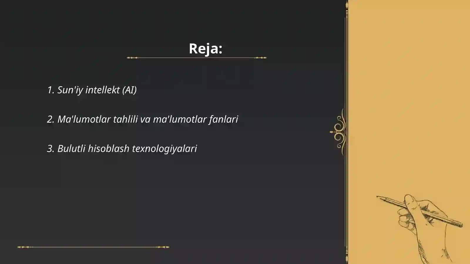 Sun'iy intellekt (AI) 2