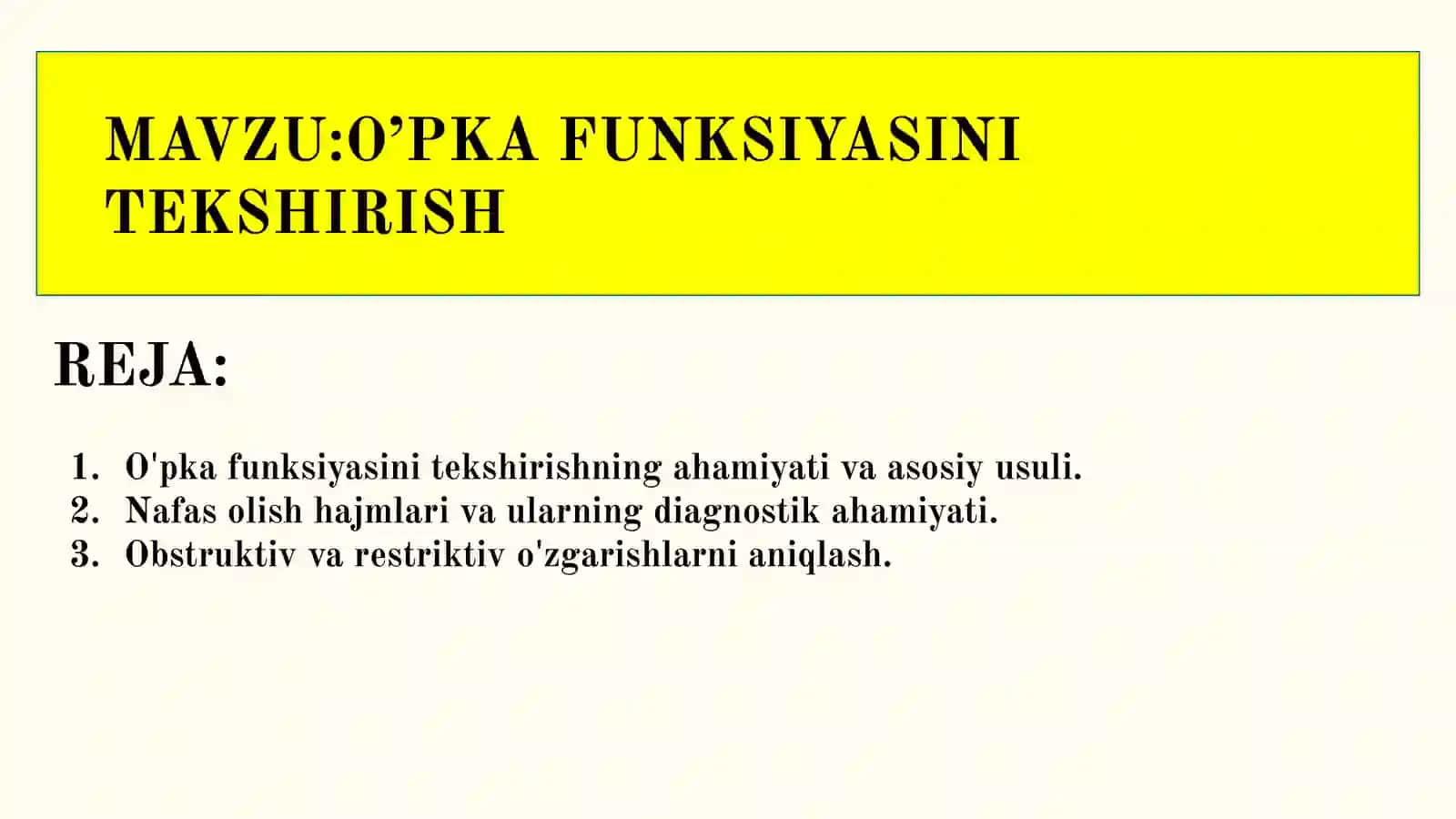 bolalarda O'PKA FUNKSIYASINI TEKSHIRISH 2