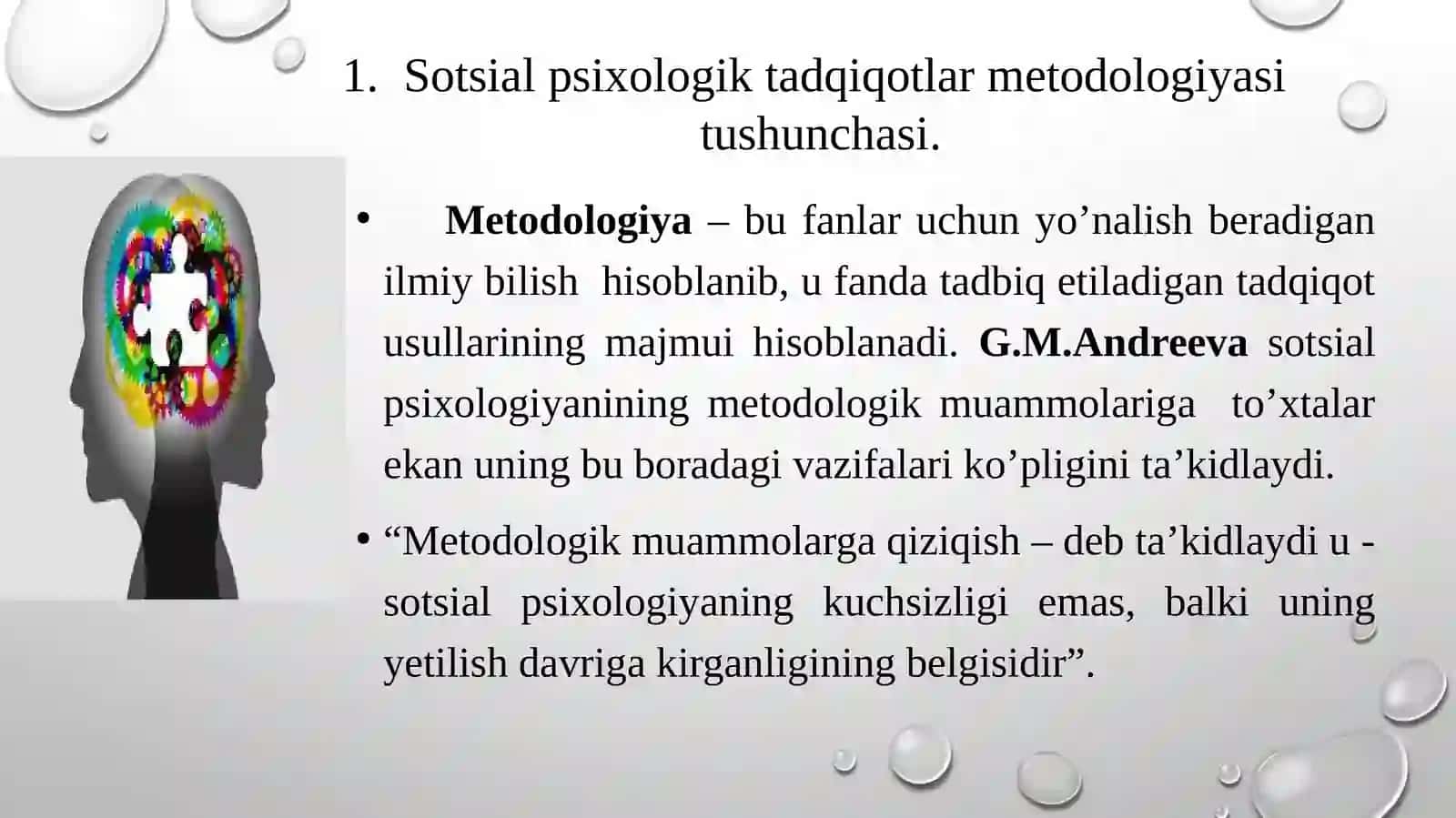 Sotsial psixologiya metodologiyasi va metodlari 2