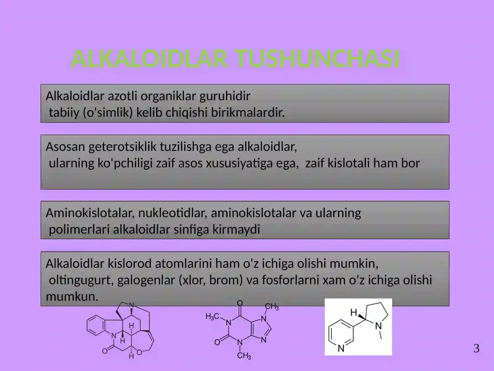 Alkaloidlar 2