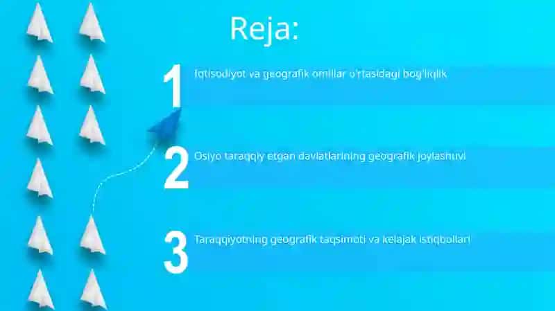 Osiyodagi rivojlangan davlatlar geografiyasi 2