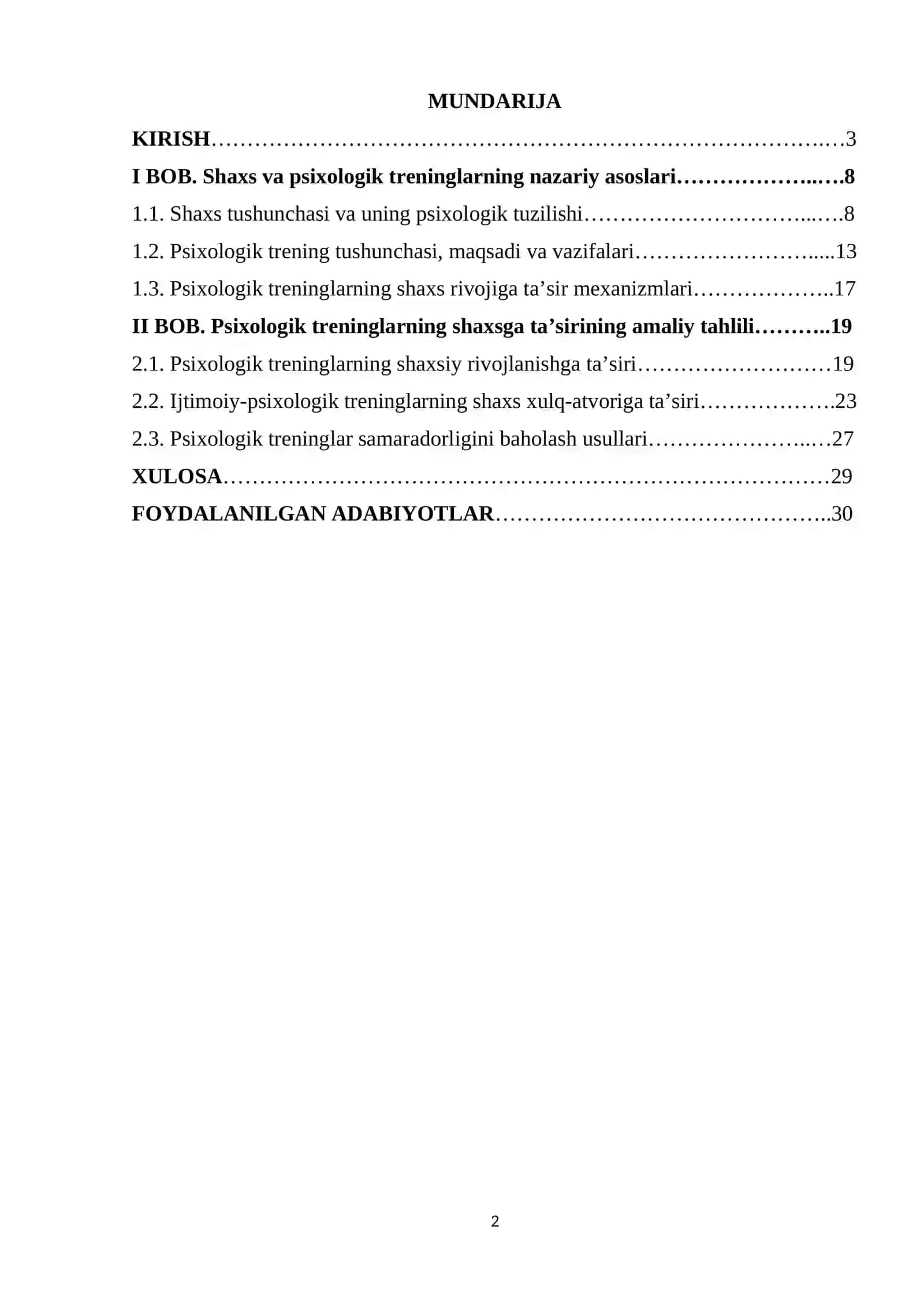 Shaxsga psixologik treninglarning ta‘siri 2