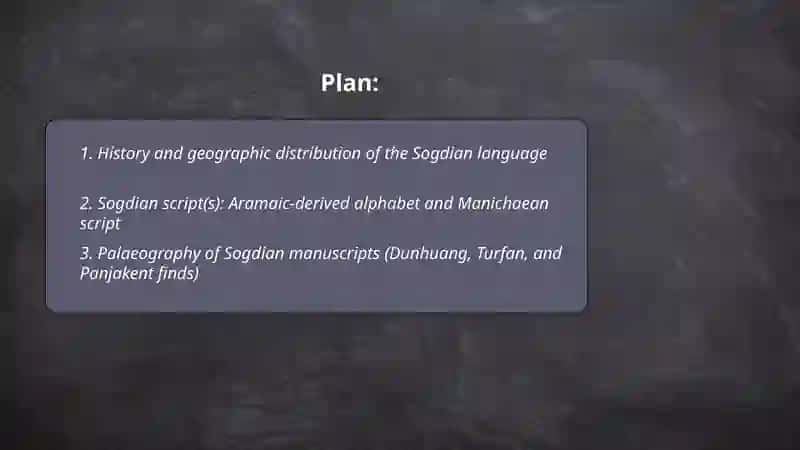 Sogdian-dead language 2