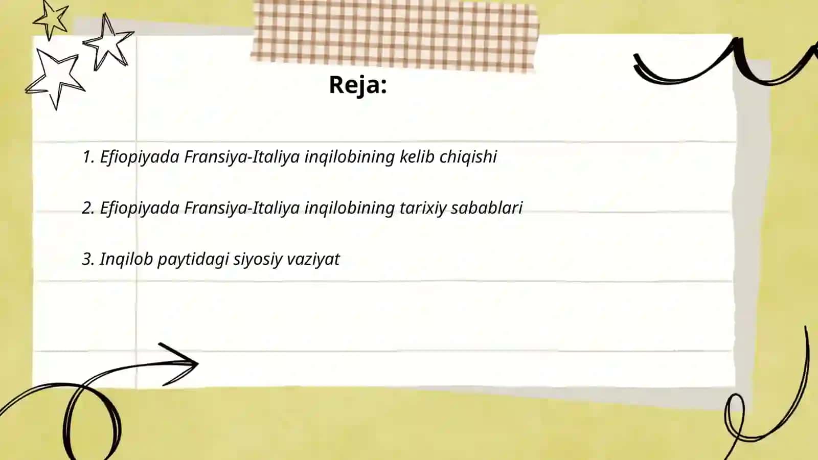Efiopiyada Fransiya-Italiya inqilobi 2