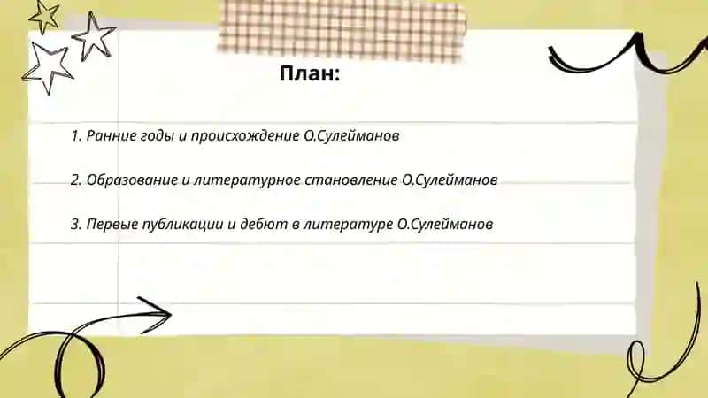 Биография и творчество О.Сулейманов 2