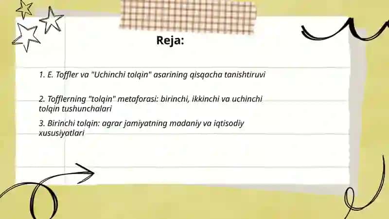 Uchinchi tolqin asari 2