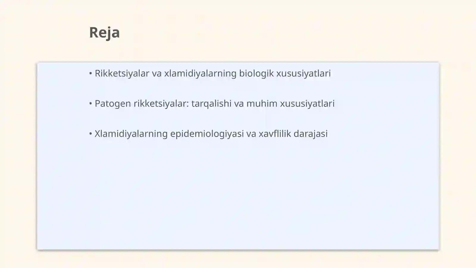 Patogen rikketsiyalar va xlamidiyalar 2