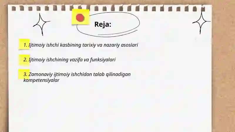 Ijtimoiy ishchi kasbi va zamonaviy talablari 2