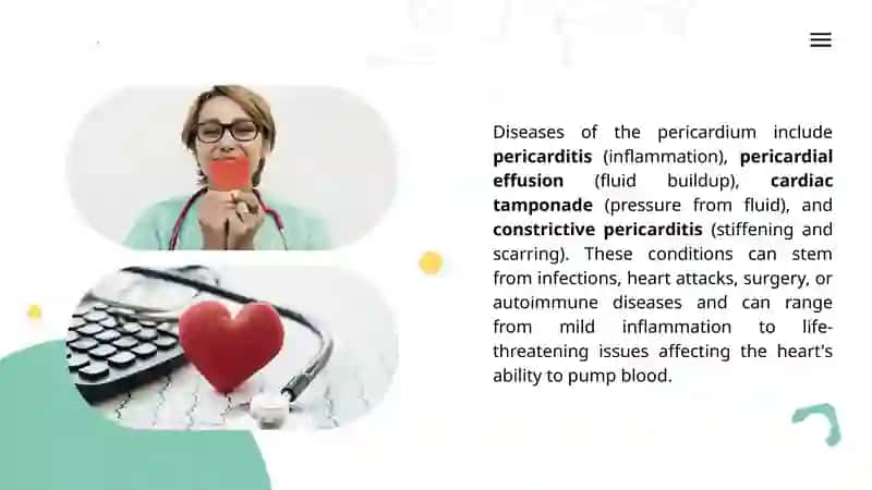 DISEASES OF THE PERICARDIUM. TUMORS OF THE HEART. HEART TRANSPLANTATION. 2
