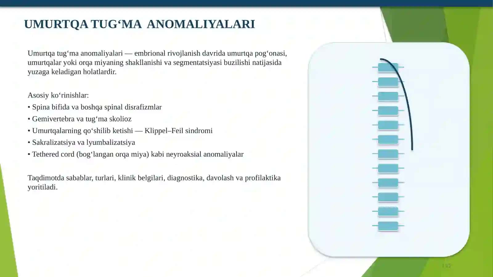 UMURTQA TUG‘MAANOMALIYALARI 2