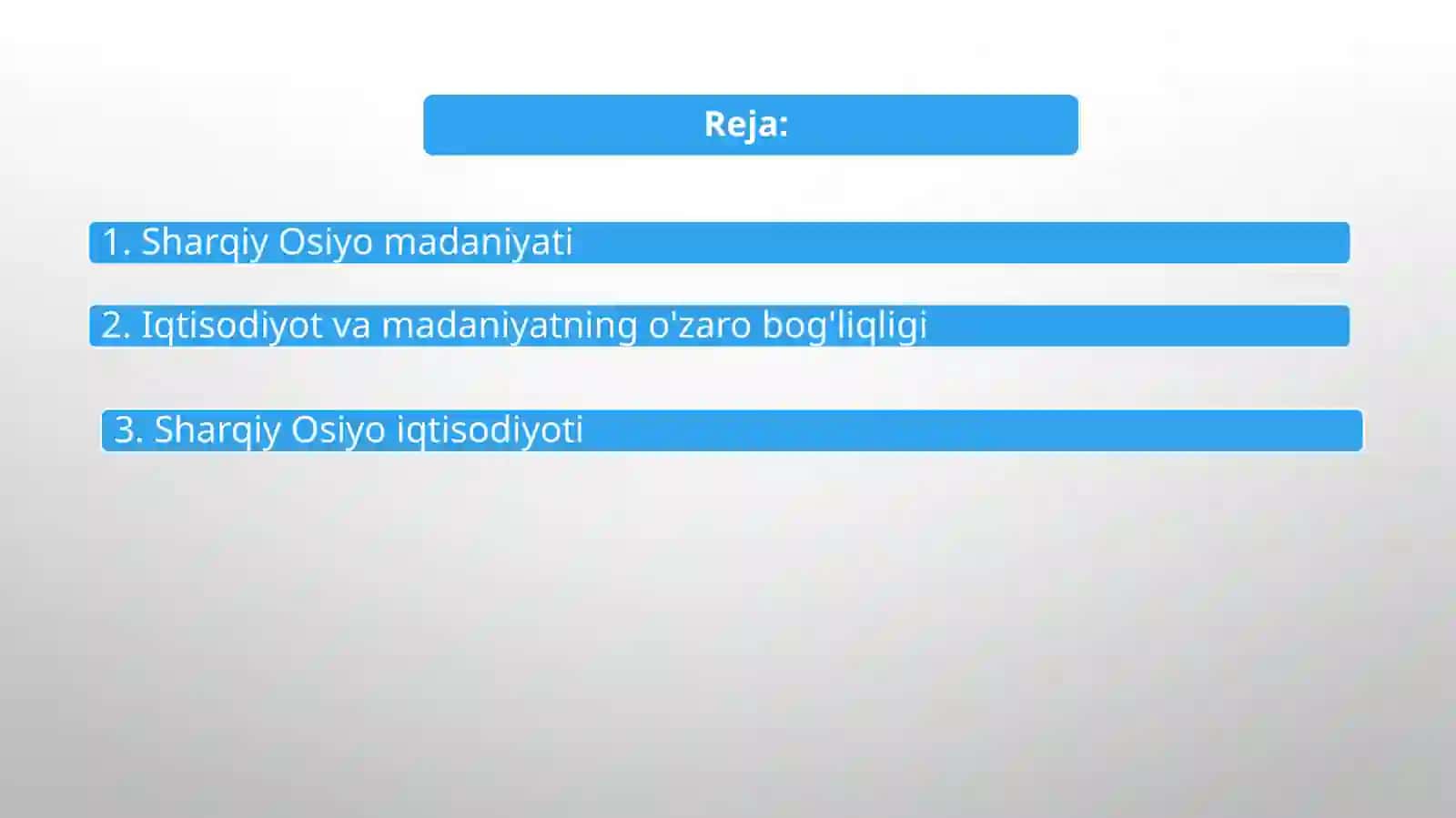 Sharqiy Osiyo xalqlari xo'jaligi va madaniyati 2