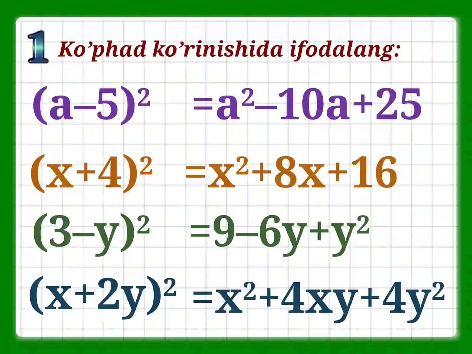 8-sinf Algebra Ratsional kasrlar dars taqdimot 2