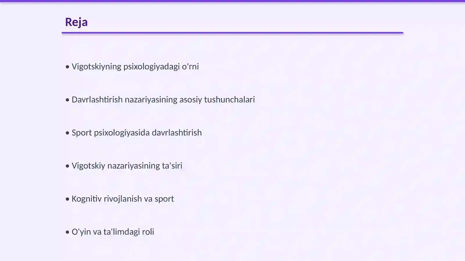 Vigotskiyning davrlashtirish nazariyasi 2