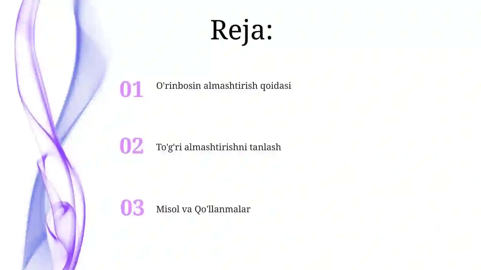 O'zgaruvchini almashtirib integrallash usuli 2