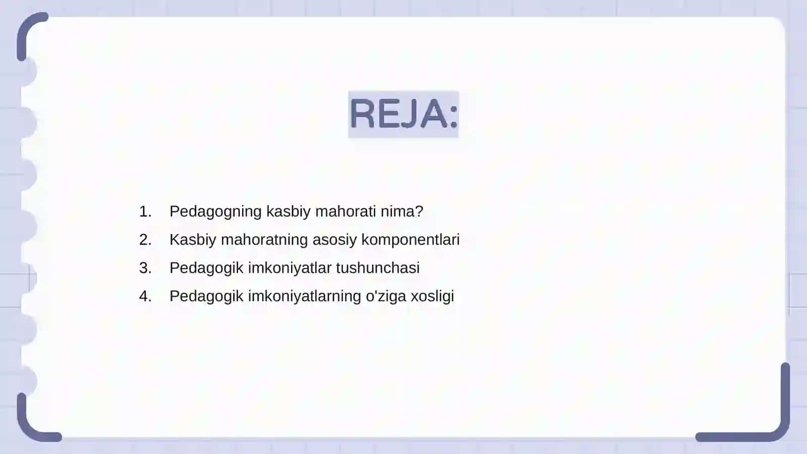 Pedagogning kasbiy mahorati 2