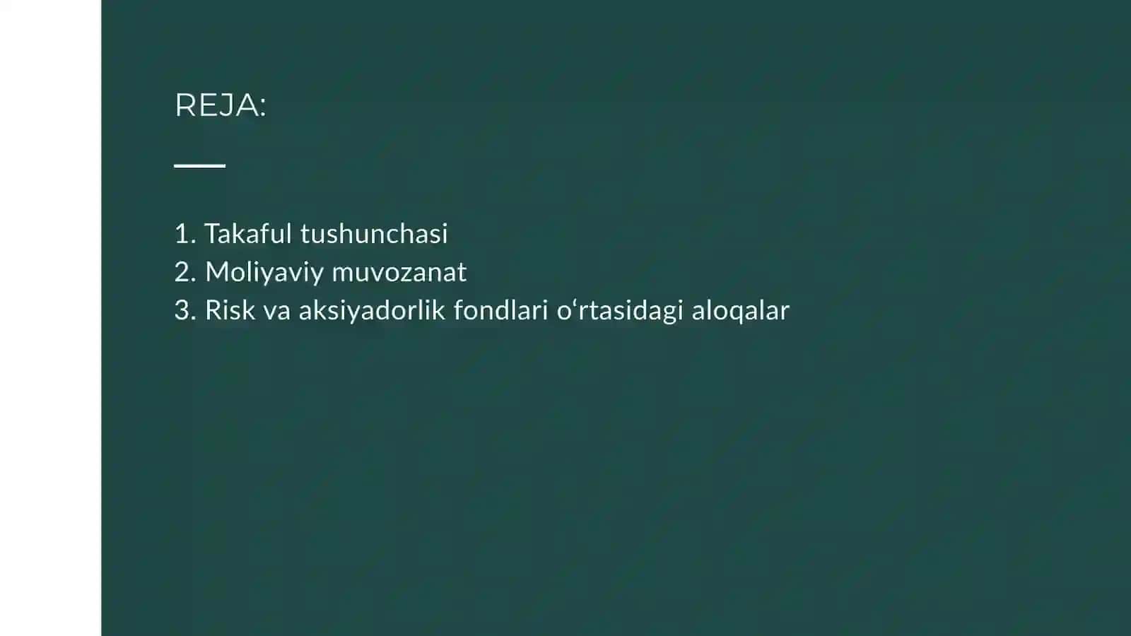Moliyaviy muvozanat 2
