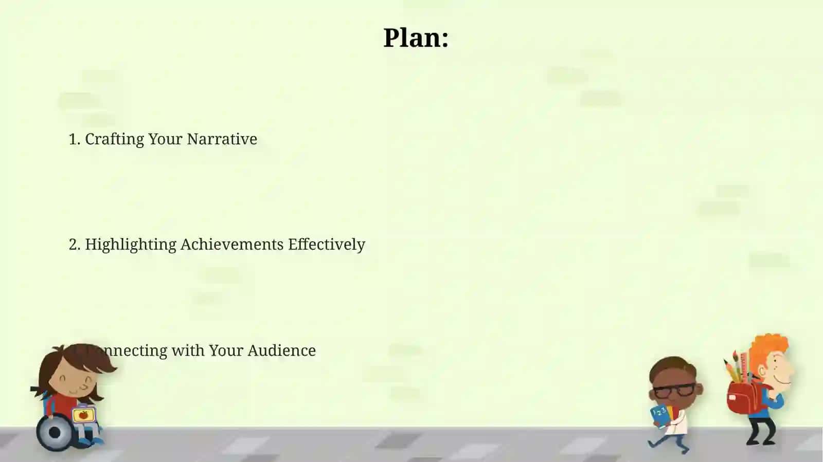 Crafting Your Narrative 2