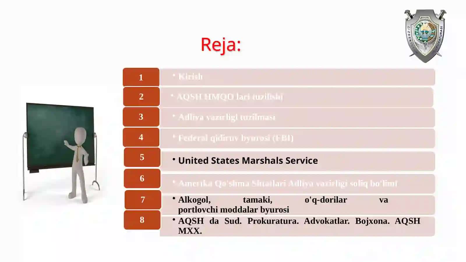 Amerika Qo‘shma Shtatlarining Huquqni muhofaza qiluvchi organlari 2