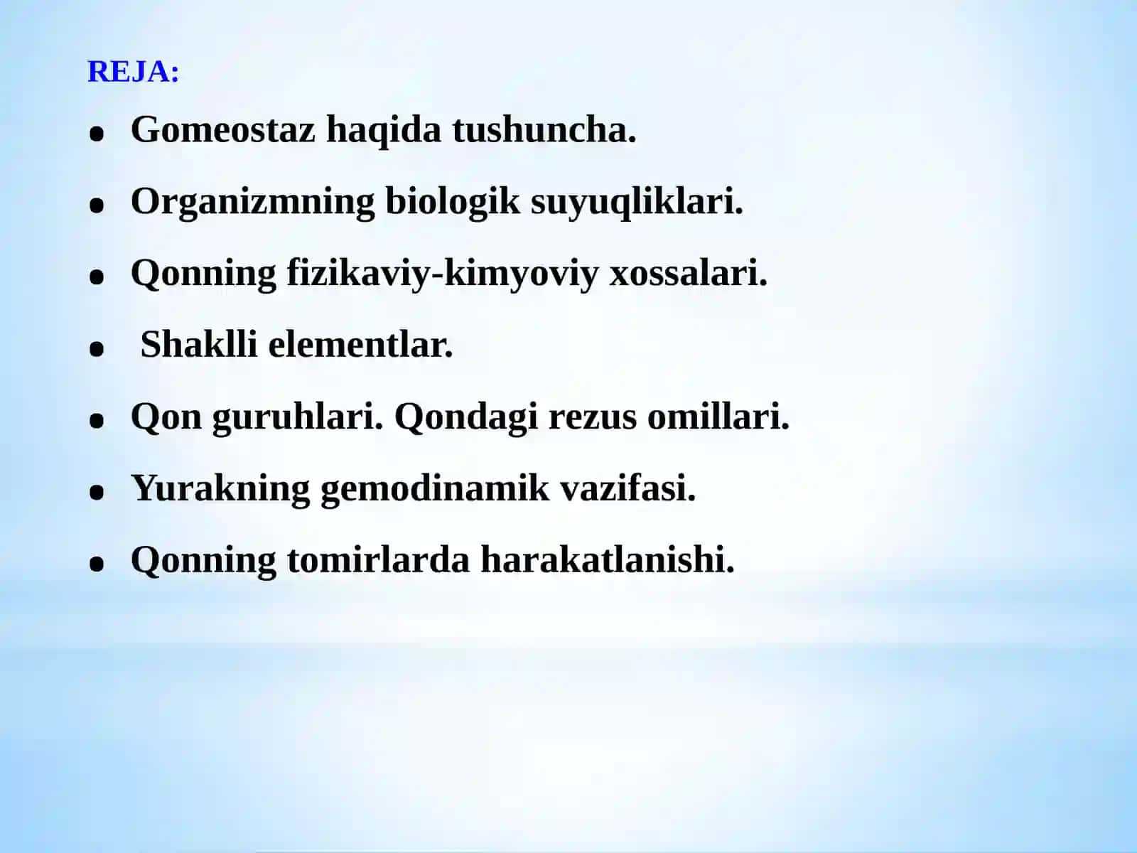 Gomeostaz haqidatu shuncha 2
