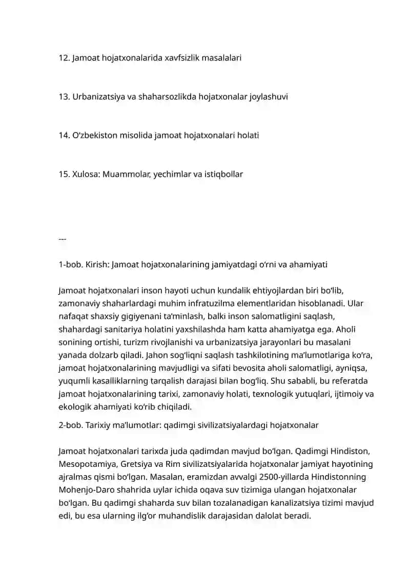 Dunyodagi jamoat hojatxonalari 2