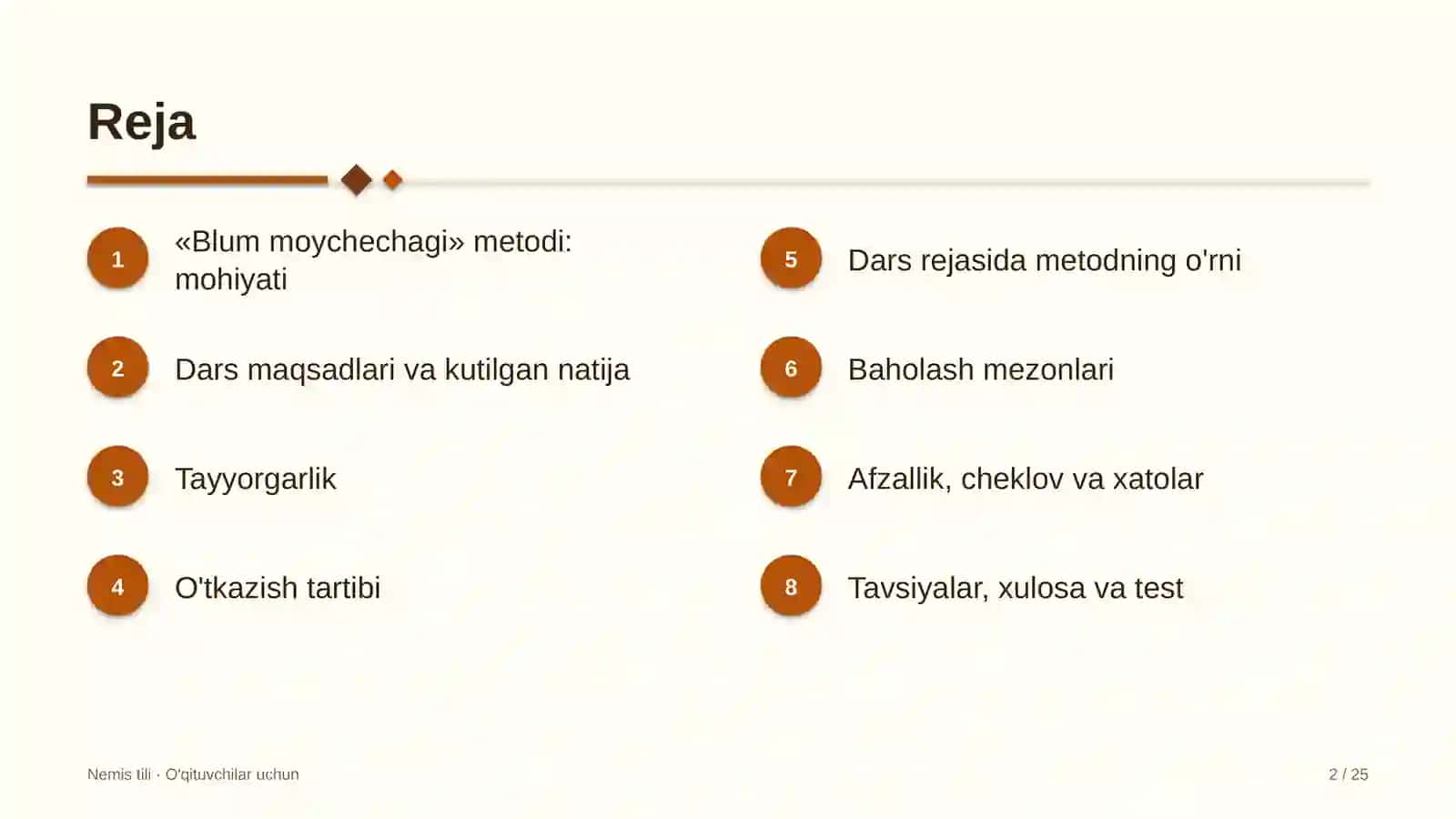 nemis tili darslarida blum moychechagi metodidan foydalanish 7824 2