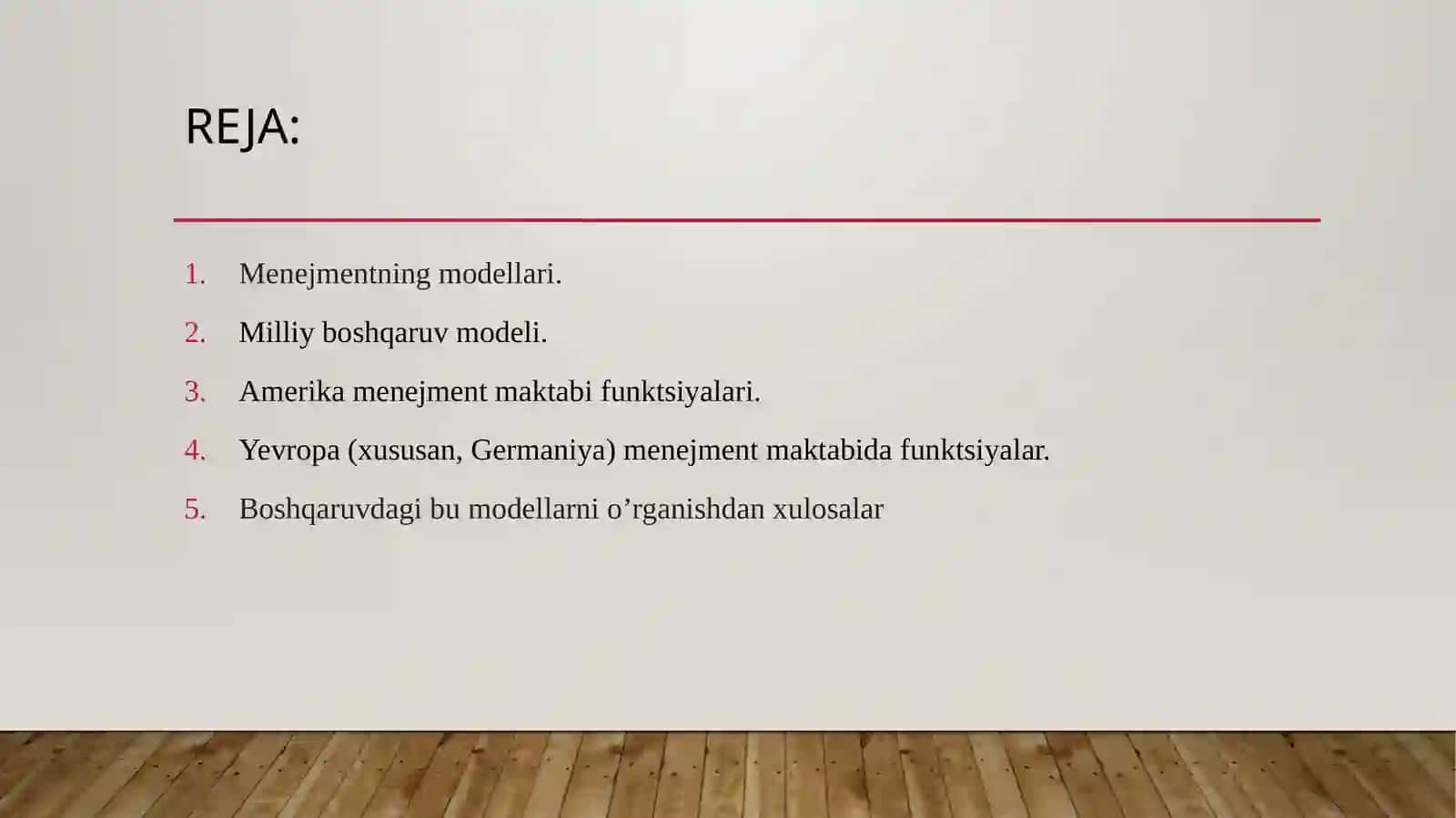 Menejmentning modellari 2