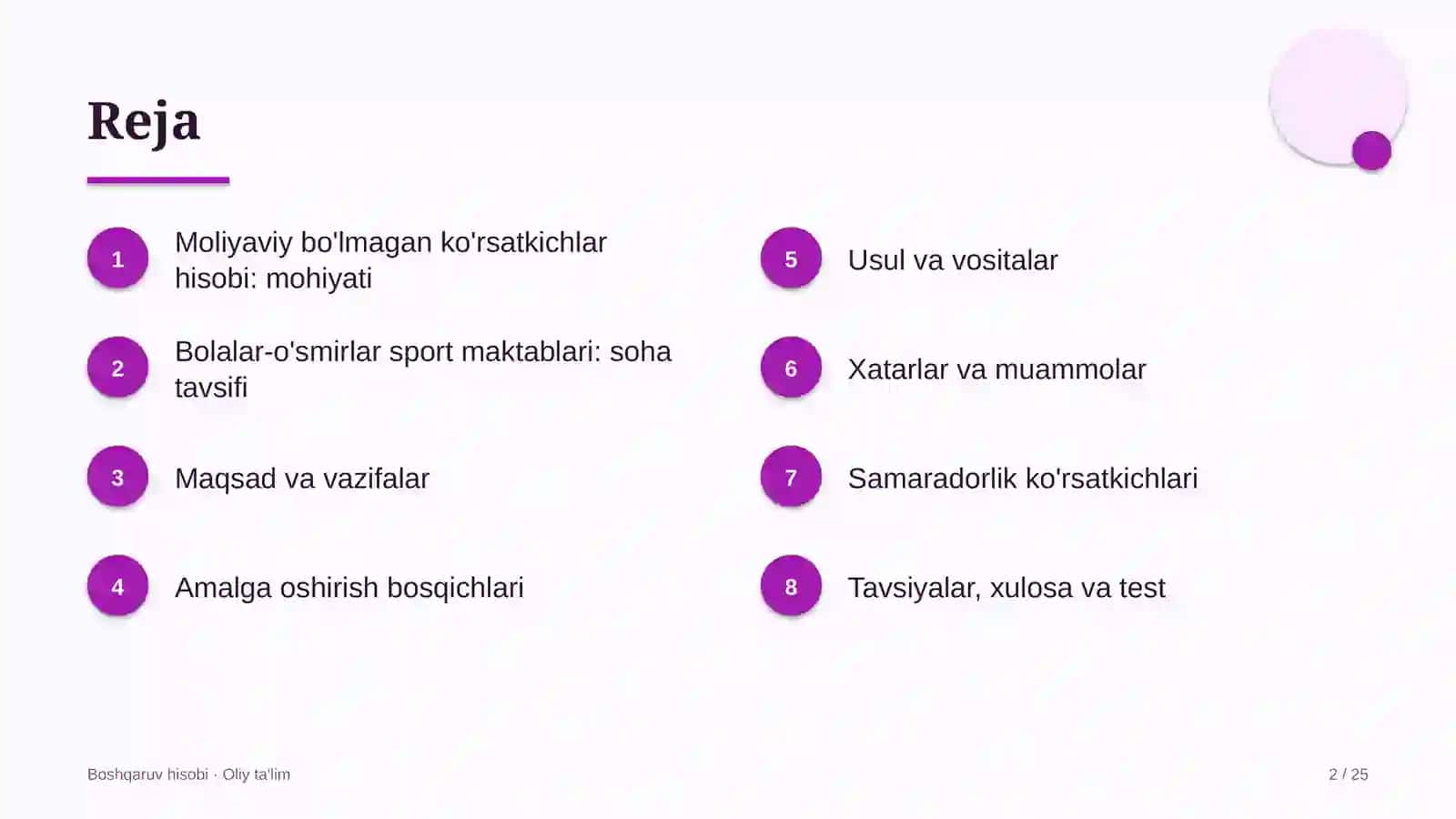 bolalar o'smirlar sport maktablarida moliyaviy bo'lmagan ko'rsatkichlarni hisobga olish 6694 2