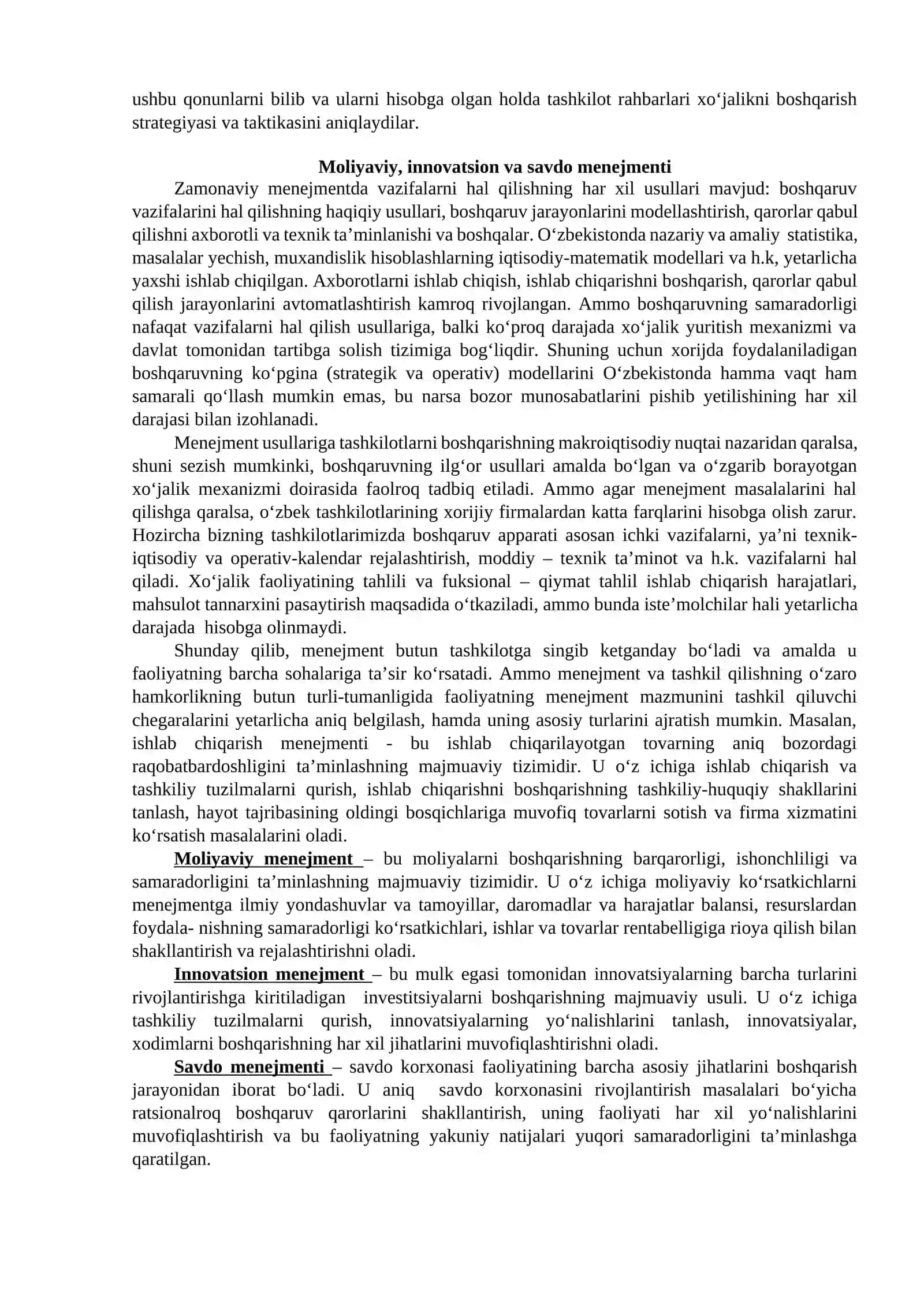 MENEJMENTNING NAZARIY ASOSLARI 2