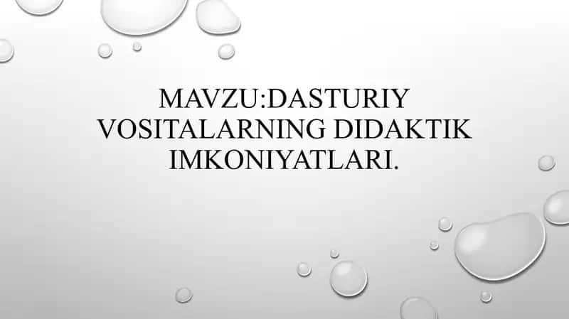 Amaliy matematika yo’nalishi PREZENTATSIYASI 2