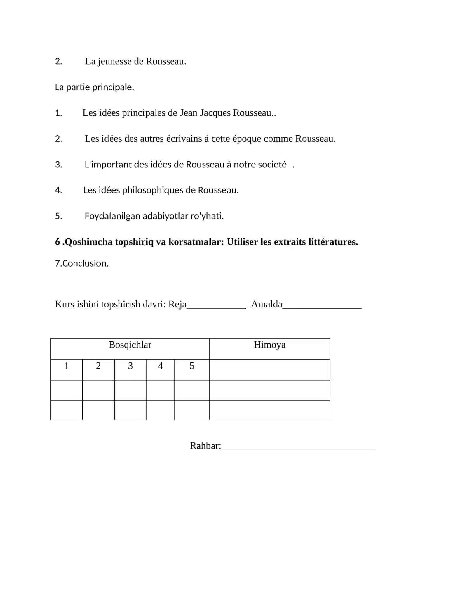 Les ideés essentielles de la doctrine de Rousseau 2