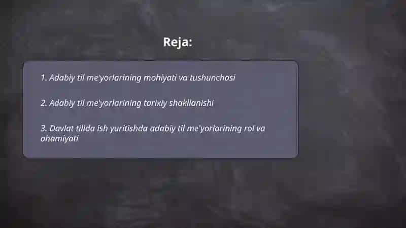 Adabiy til me'yorlari 2