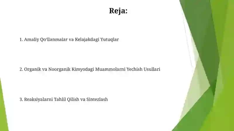 Organika va anorganikadan masalalar yechimi bilan 2