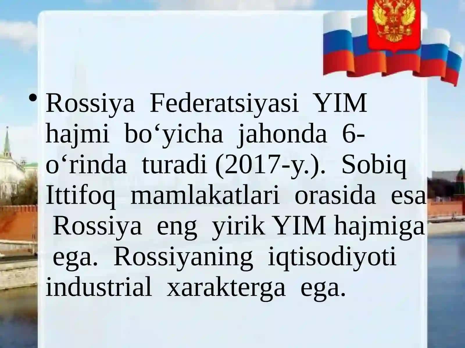 Rossiya Federatsiyasi sanoati 2