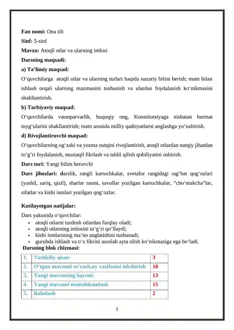 atoqli otlar va ularning imlosi 2