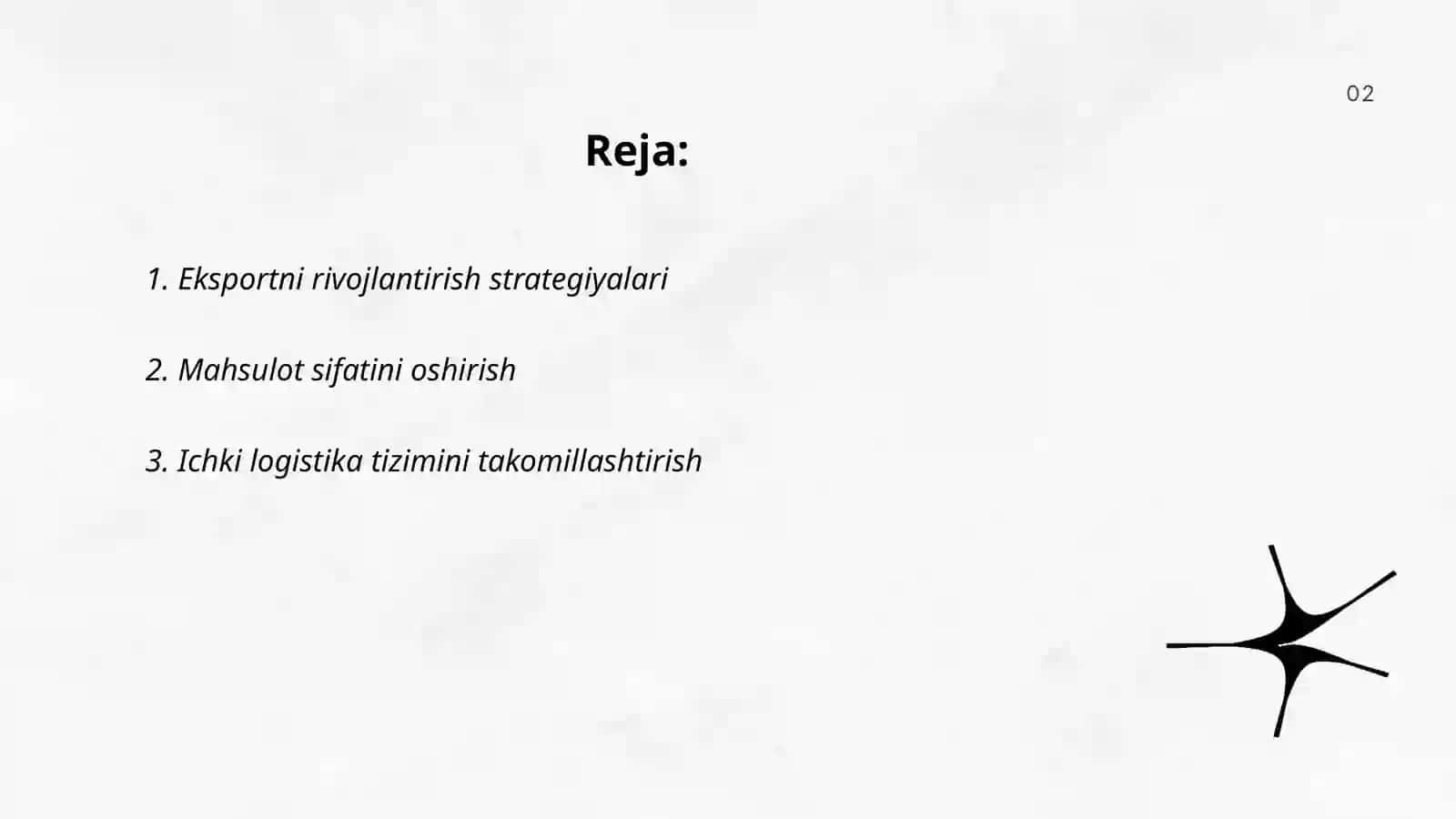Mamlakat sof eksportini orttirish masalalari 2