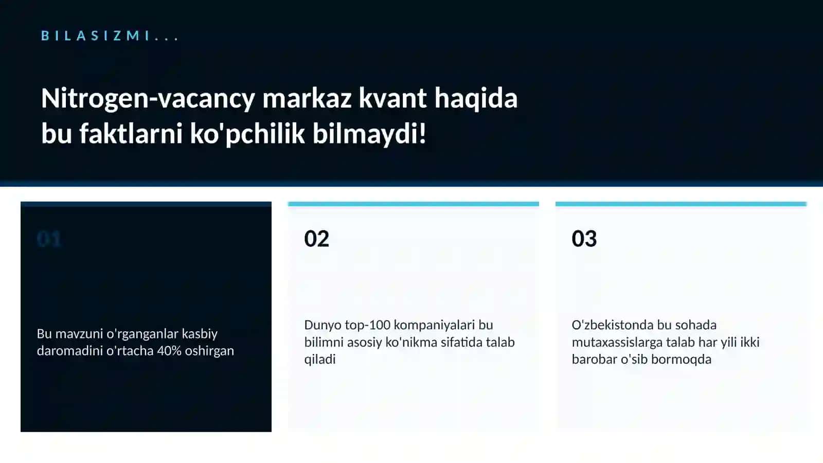 Nitrogen-vacancy markaz kvant 2