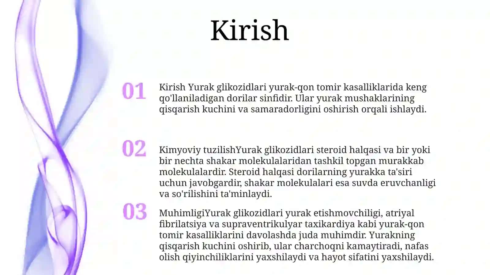 Yurak Glikozidlqrning Kimyoviy TuzilishiVaAhamiyati 2