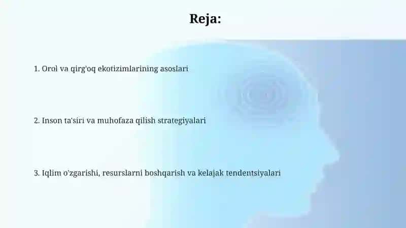 Orol va Qirg'oq Ekologiyasi 2