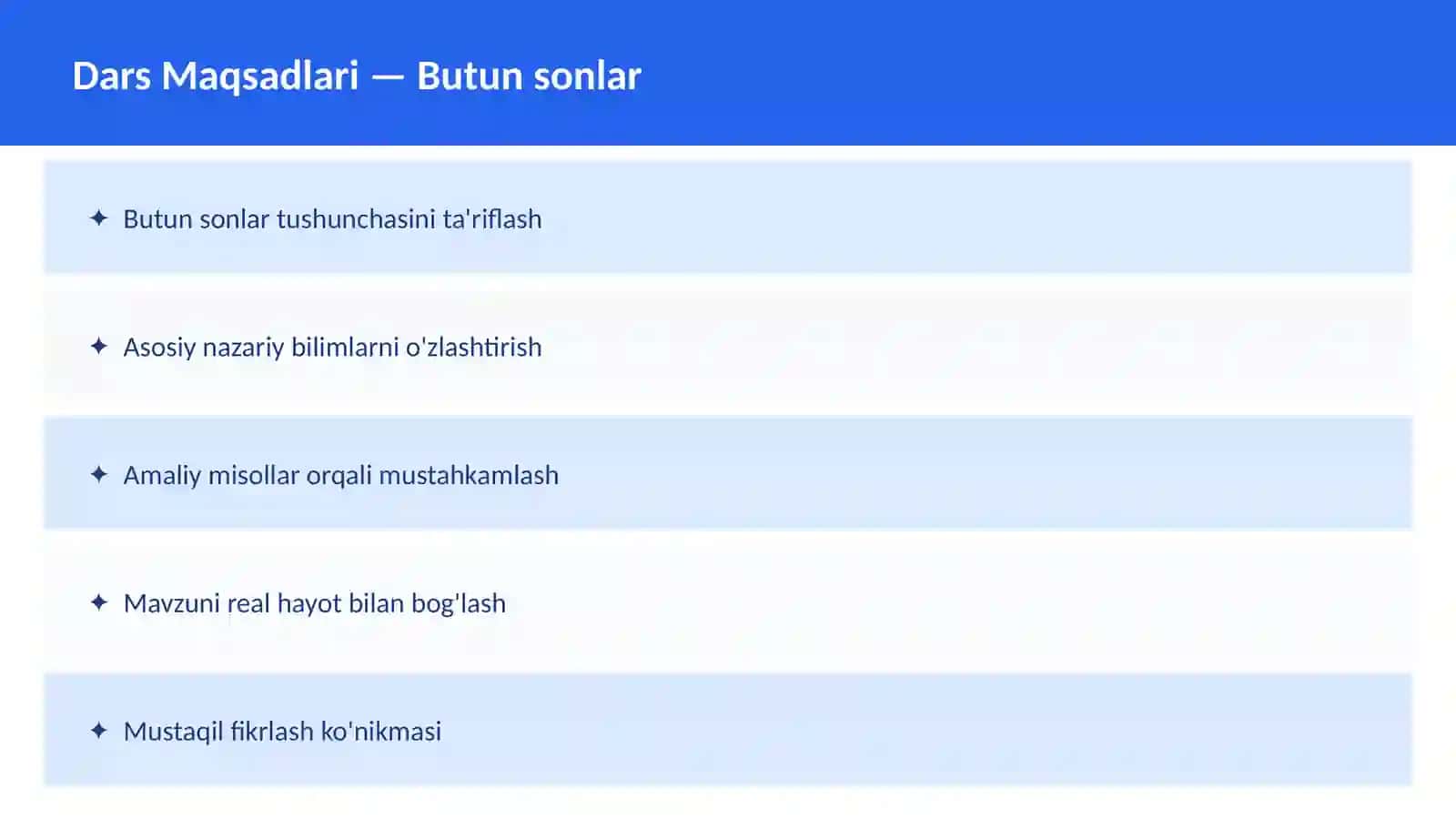 Sonlar nazariyasi 2