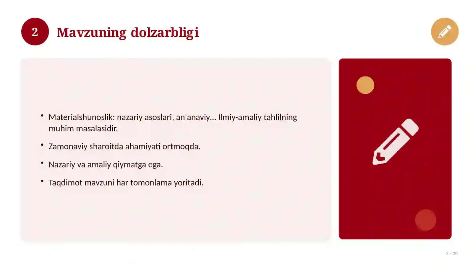 Materialshunoslik: nazariy asoslari, an'anaviy yondashuvda (Kurs ishi) 2