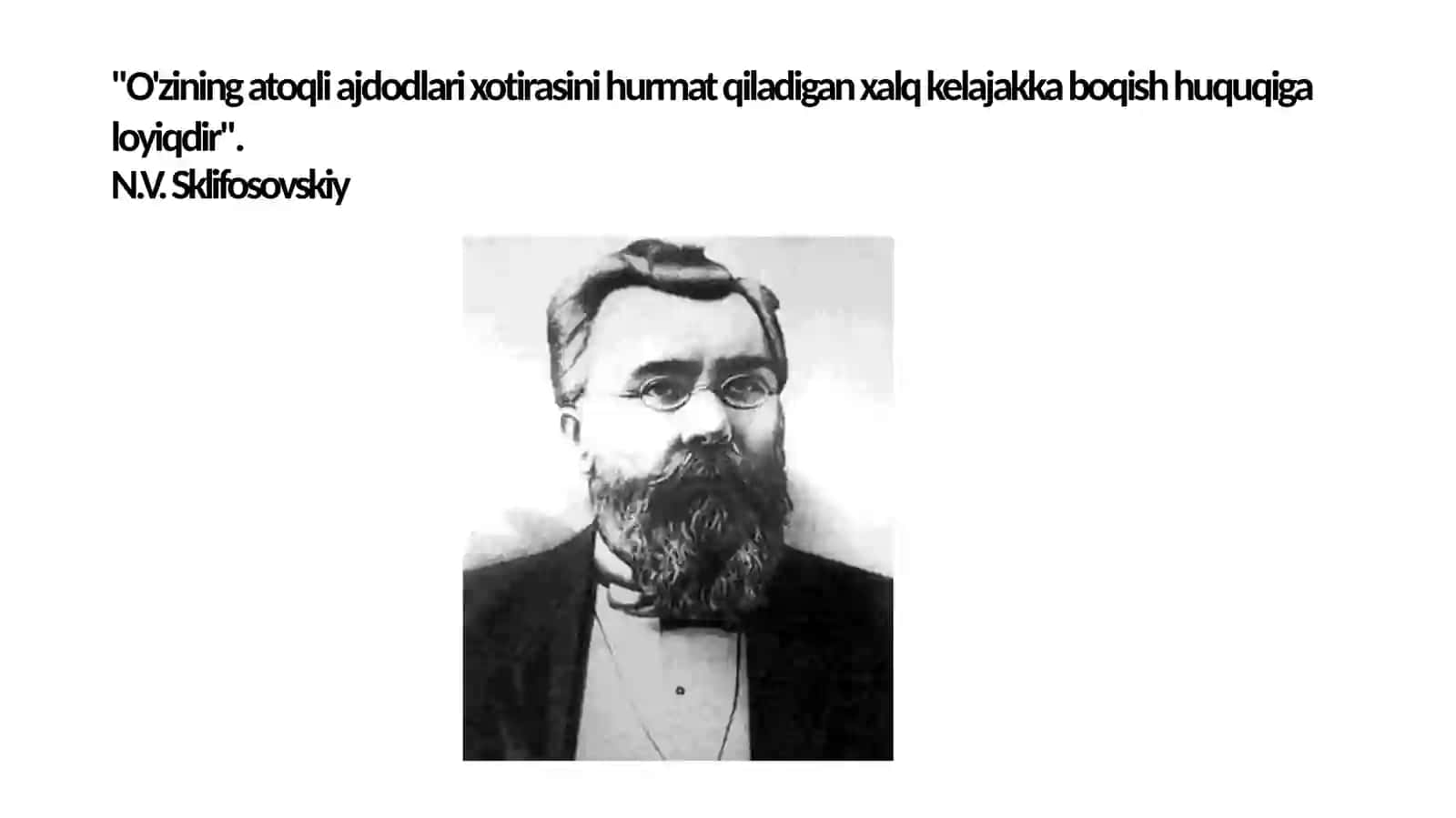 Mashhur xirurg Nikolay Sklifosovskiy hayoti va merosi 2