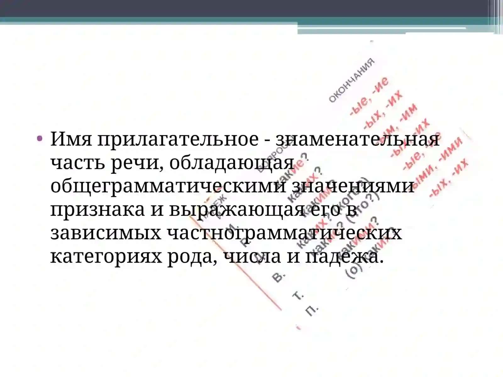 Имя прилагательное как часть речи 2
