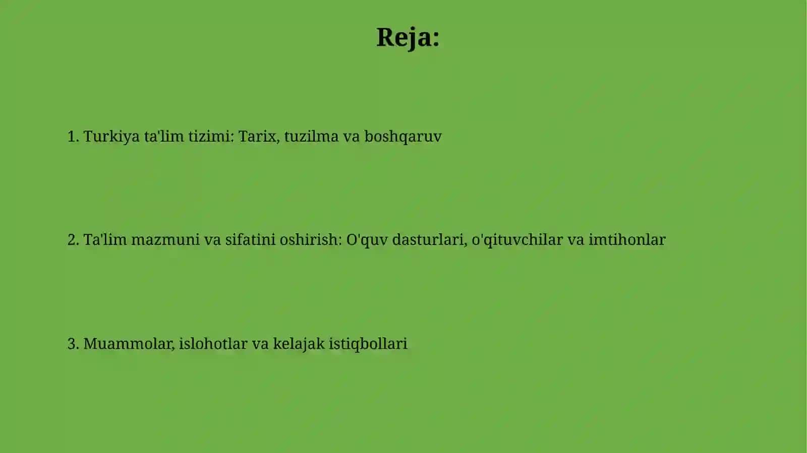 Turkiyada ta'lim tizimi 2