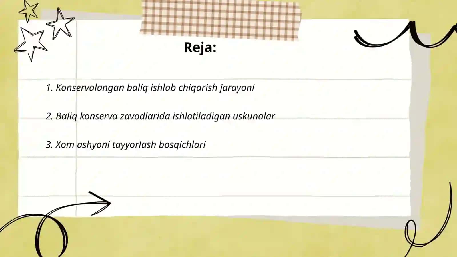 Konservalangan baliq ishlab chiqarish liniyasi 2